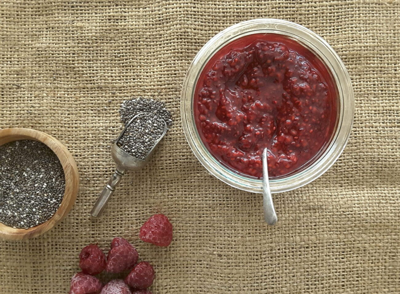 Raspberry Chia Jam Spread