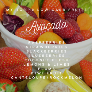 Fruit low in carbs