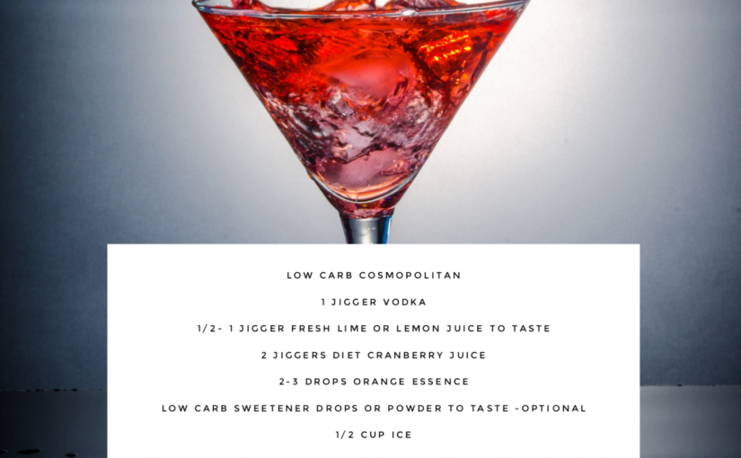 Low Carb Cosmopolitan Cocktail