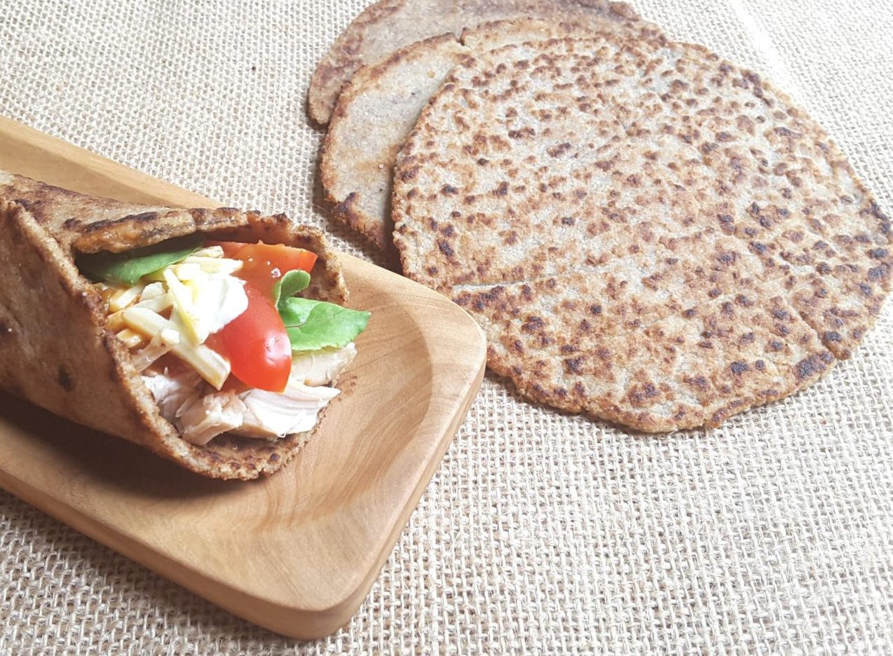 Low Carb Healthy Flatbread Wrap