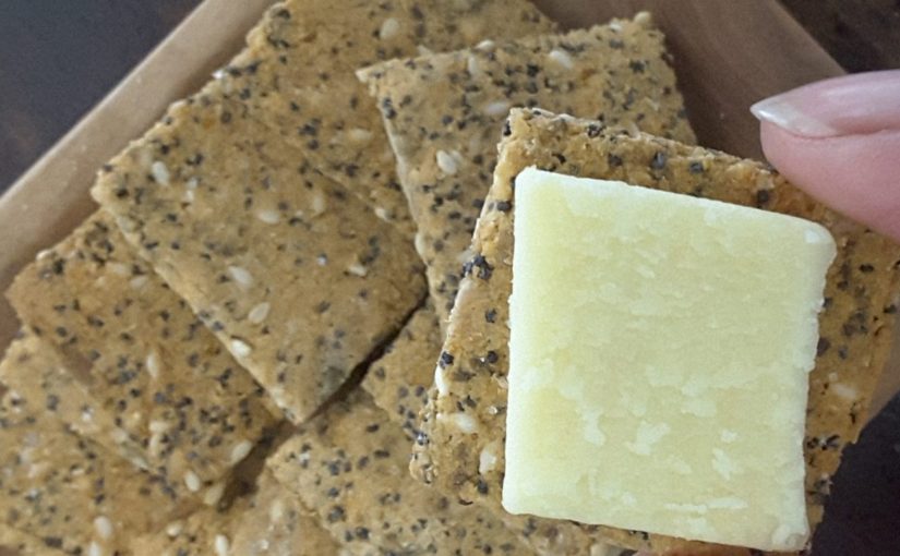 Low Carb Almond Seed Crackers