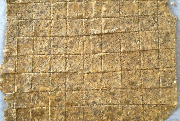 Low Carb Almond Seed Crackers