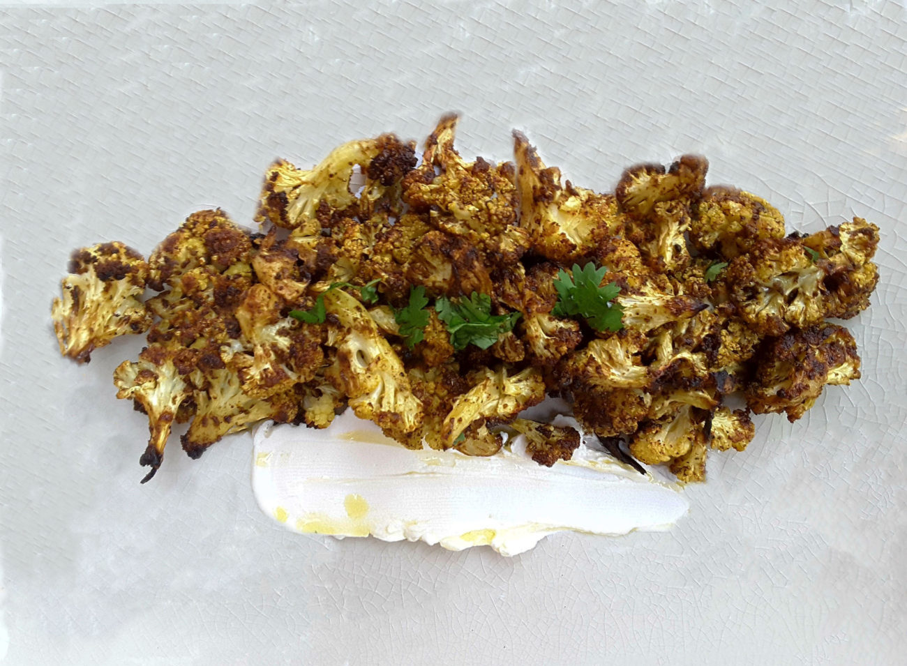 Low Carb Oven Roasted Moroccan Cauliflower