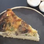 Low Carb Mushroom Goats Cheese Quiche