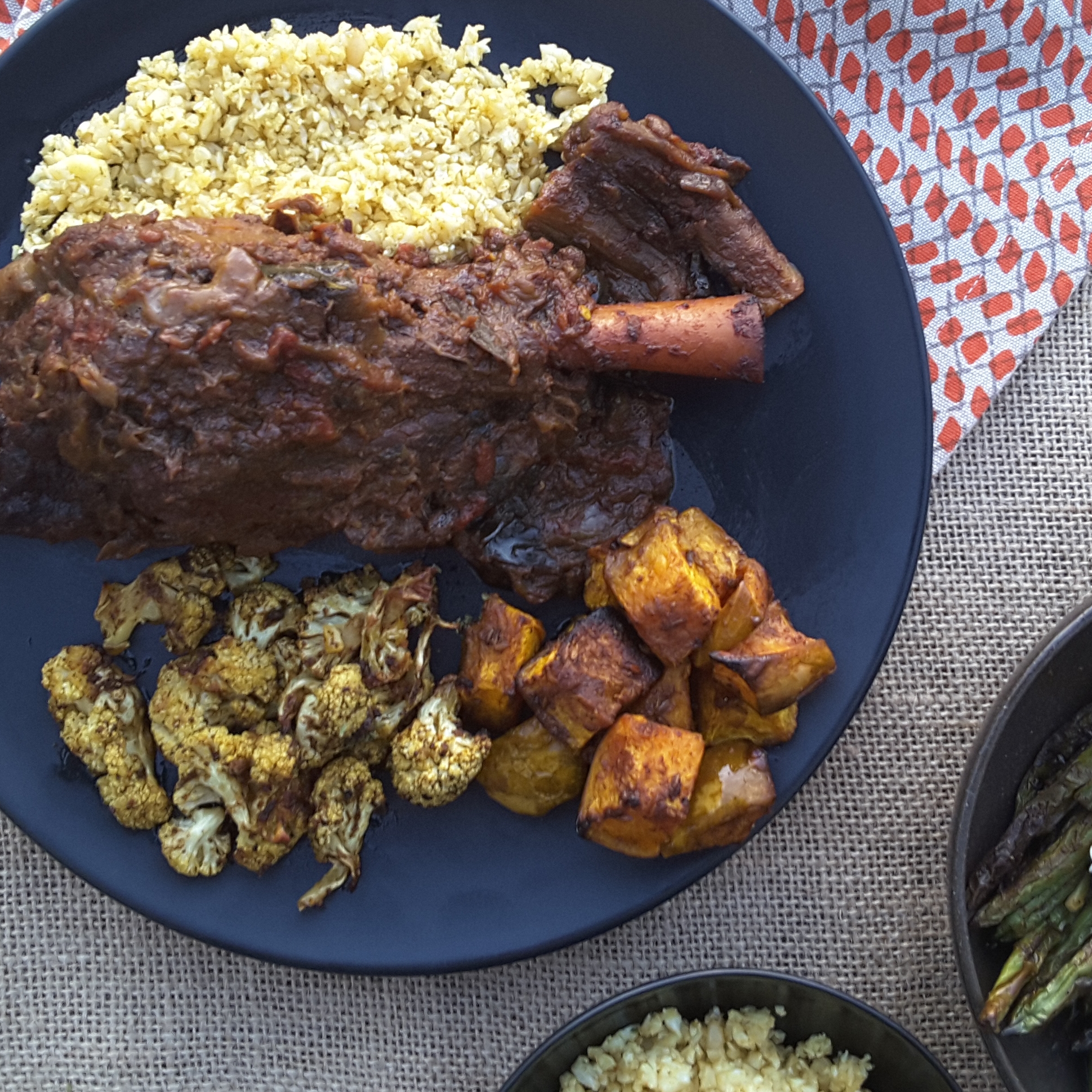 Low Carb Slow Cooker Syrian Lamb and Eggplant Tagine