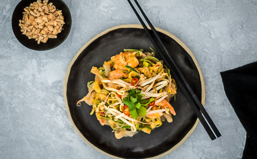 Spiralized Veggie Pad Thai - Life Made Simple