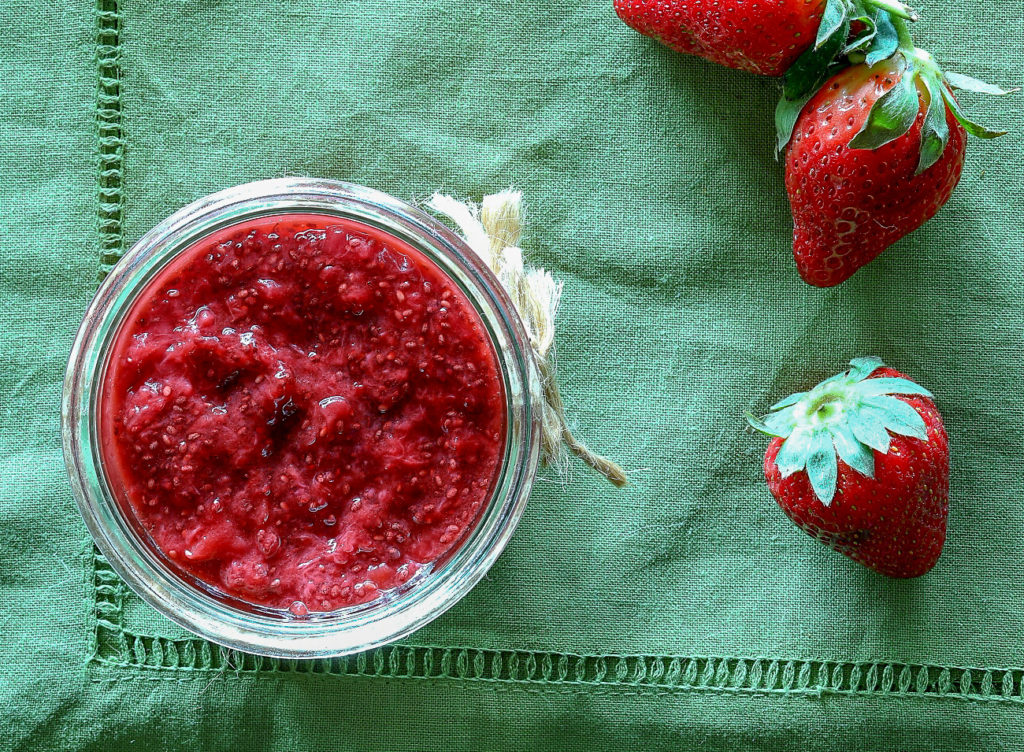 Sugar free strawberry jam