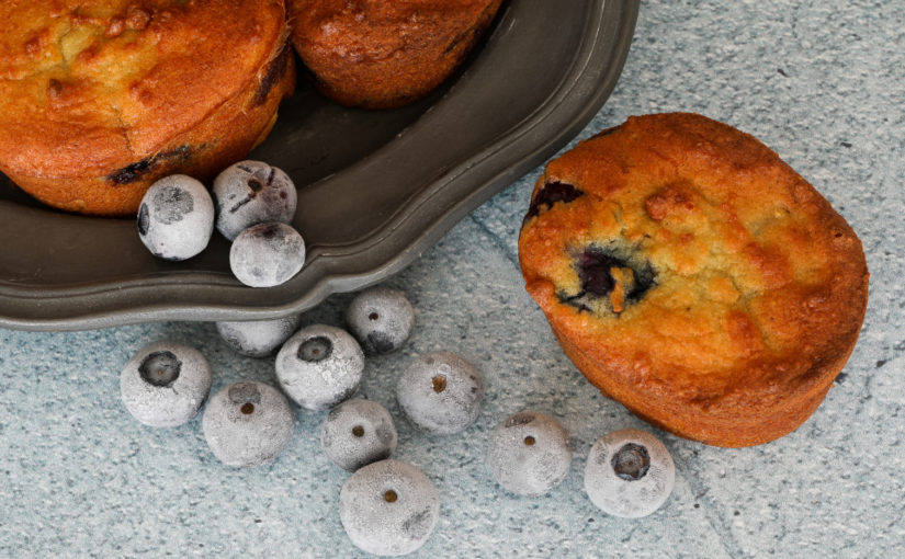 Sugar Free Blueberry Cream Cheese Muffins