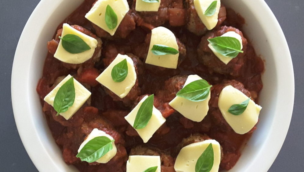 Low Carb Baked Italian Meatballs