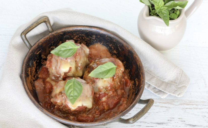 Low Carb Baked Italian Meatballs