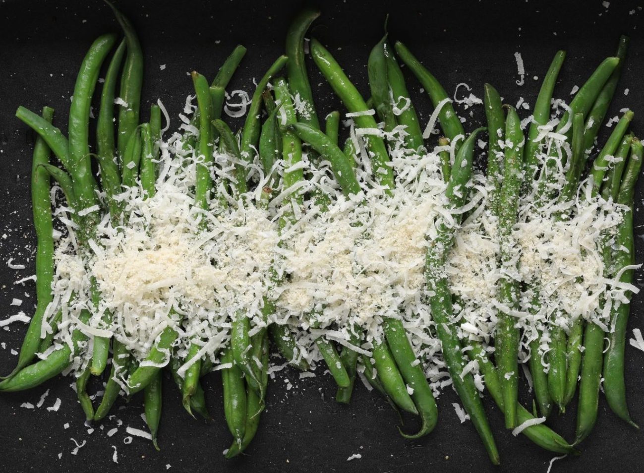 Oven Roasted Beans with Parmesan