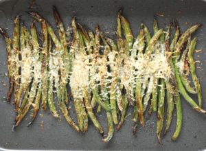 Oven Roasted Beans with Parmesan