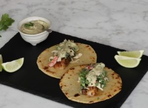 Low Carb Blackened Fish Tacos