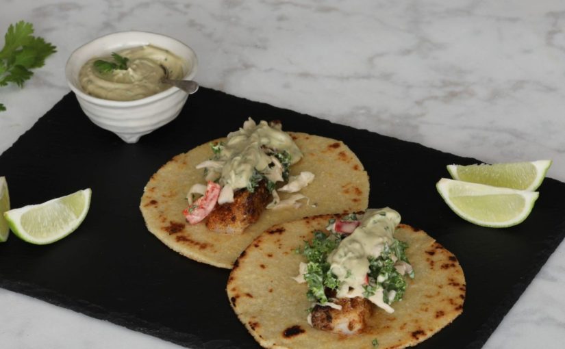 Low Carb Blackened Fish Tacos