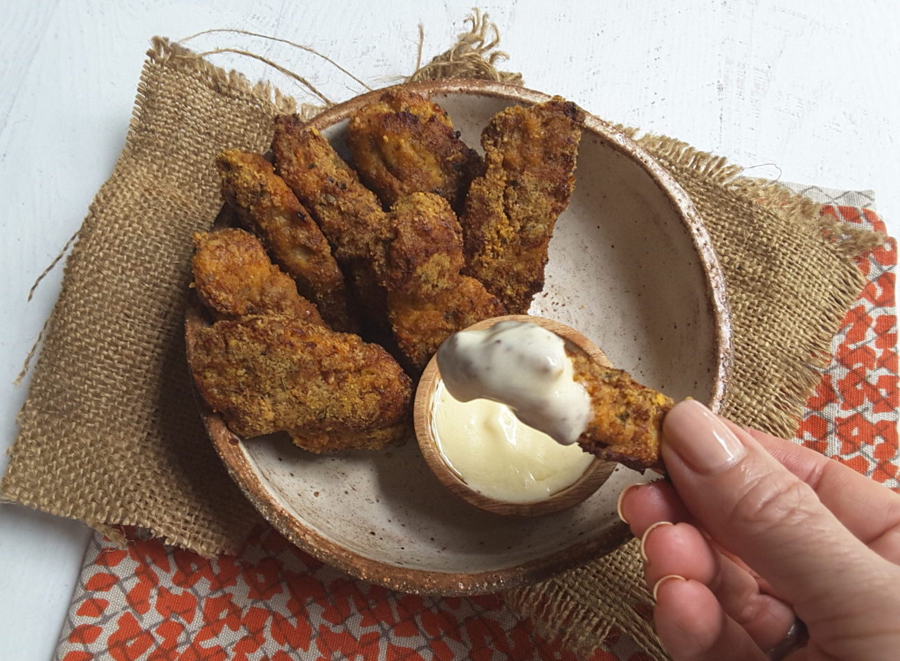 Low Carb Oven Baked Fried Chicken