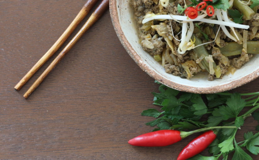 Low Carb Beef and Cabbage Chow Mein