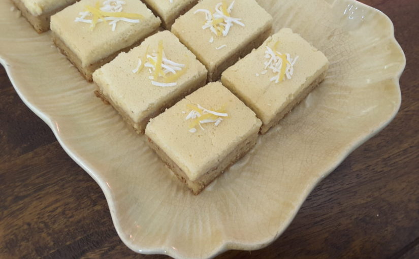 Sugar Free Lemon Coconut Bars