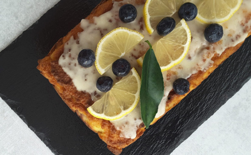 Sugar Free Blueberry Lemon Cake