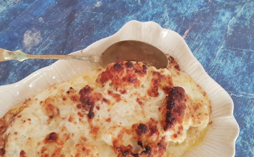 Keto Cauliflower Cheese Bake