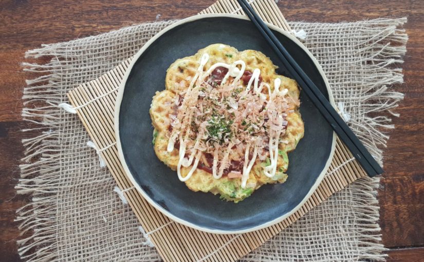 Keto Okonomiyaki Chaffle