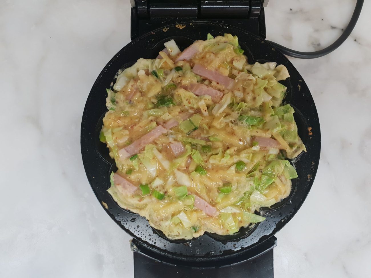 Keto Okonomiyaki Chaffle