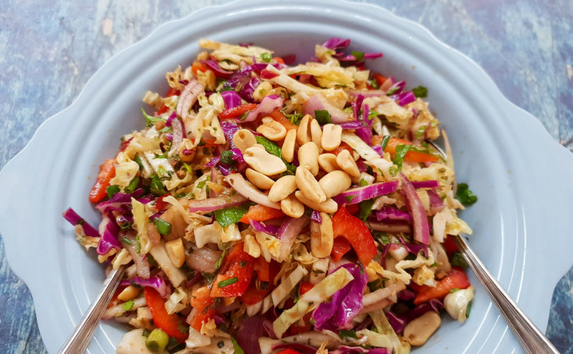 Low Carb Asian Slaw | KETohh | Keto, Sugar Free and Easy to Make