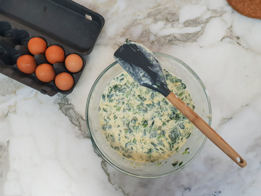 Spinach and Ricotta Crustless Quiche | KETohh | Low Carb Keto Recipe