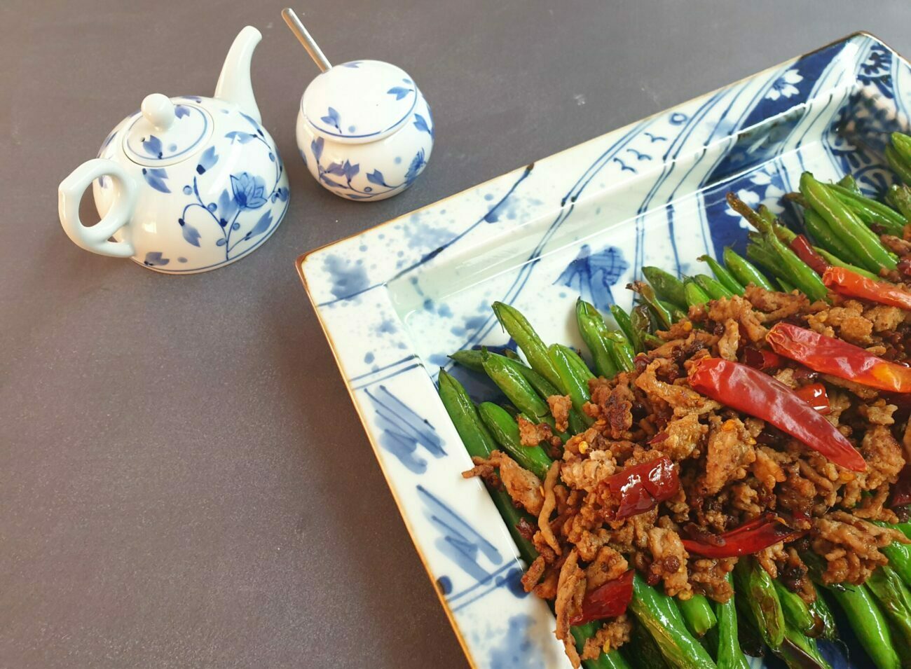 Gan Bian Si Ji Dou (Sichuan Green Beans)