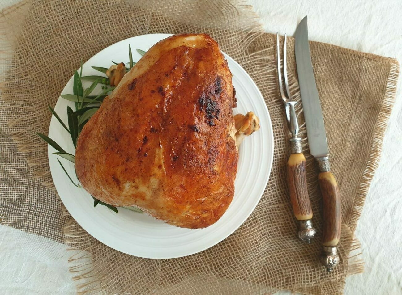 Low Carb Stuffed Roast Turkey