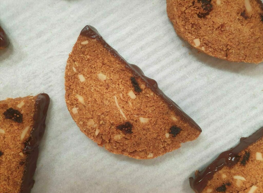 Low Carb Almond Cranberry Biscotti