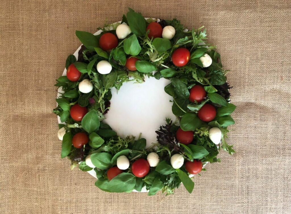 Christmas Wreath Salad Ketohh Low Carb Keto And Diabetic Recipe