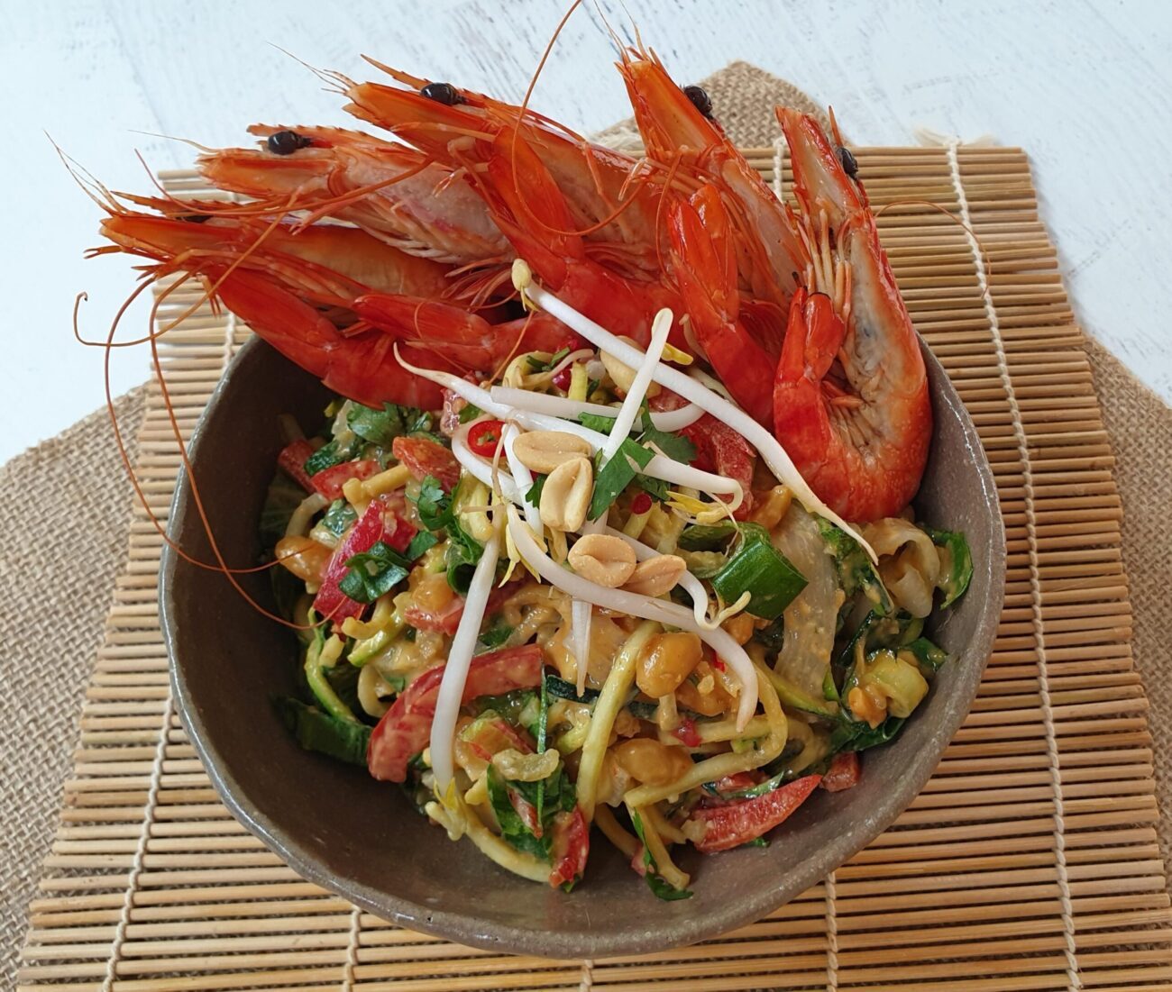 Pad Thai Zoodle Salad