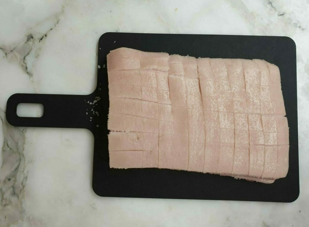 Crispy Pork Belly with Coriander Salad