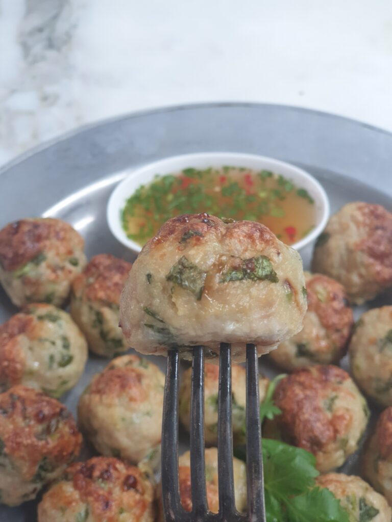 Keto Thai Chicken Meatballs