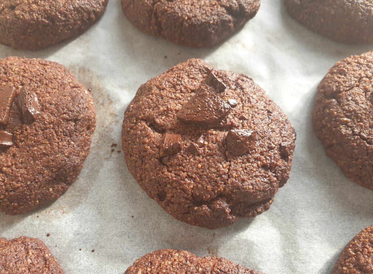 Keto Double Choc Chip Cookies