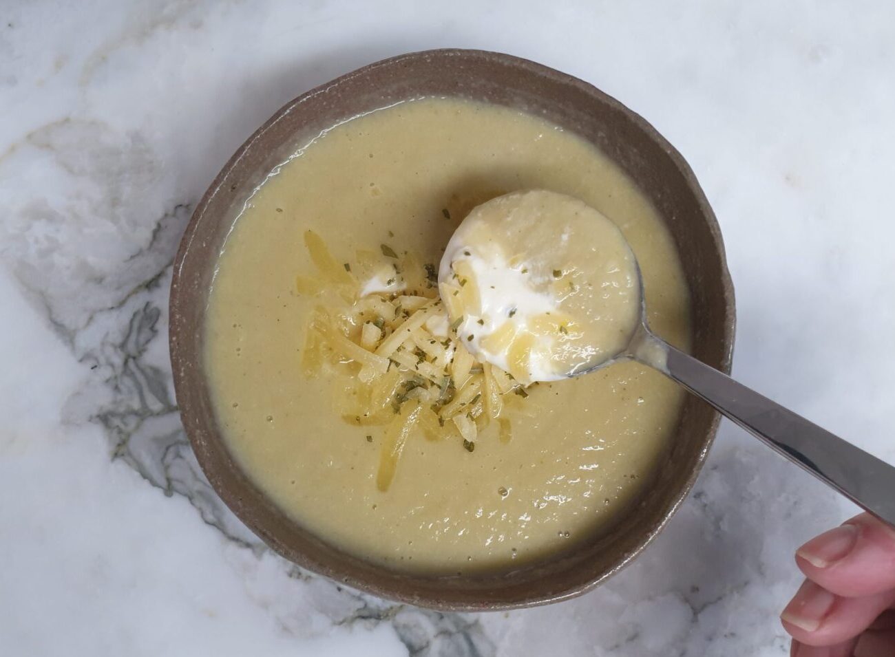 Cauliflower Leek Soup