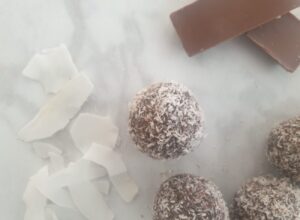 Keto Chocolate Coconut Bliss Balls
