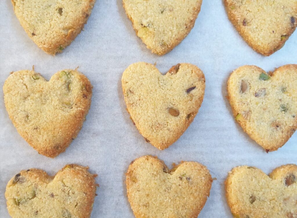 Keto Lemon Pistachio Cookies