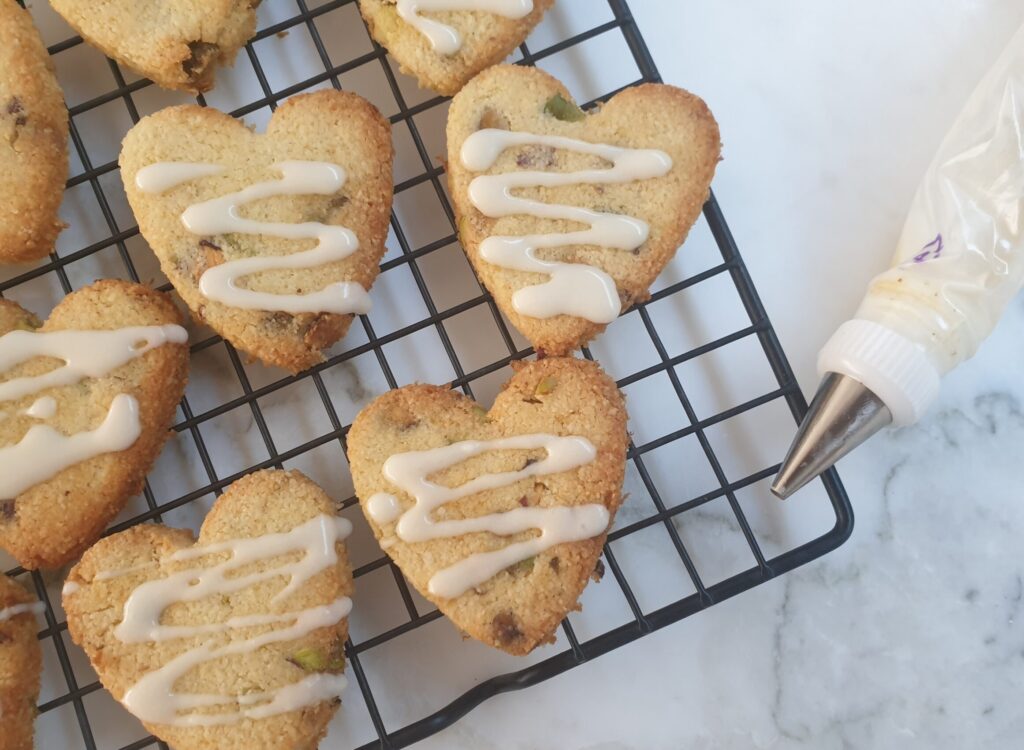 Keto Lemon Pistachio Cookies