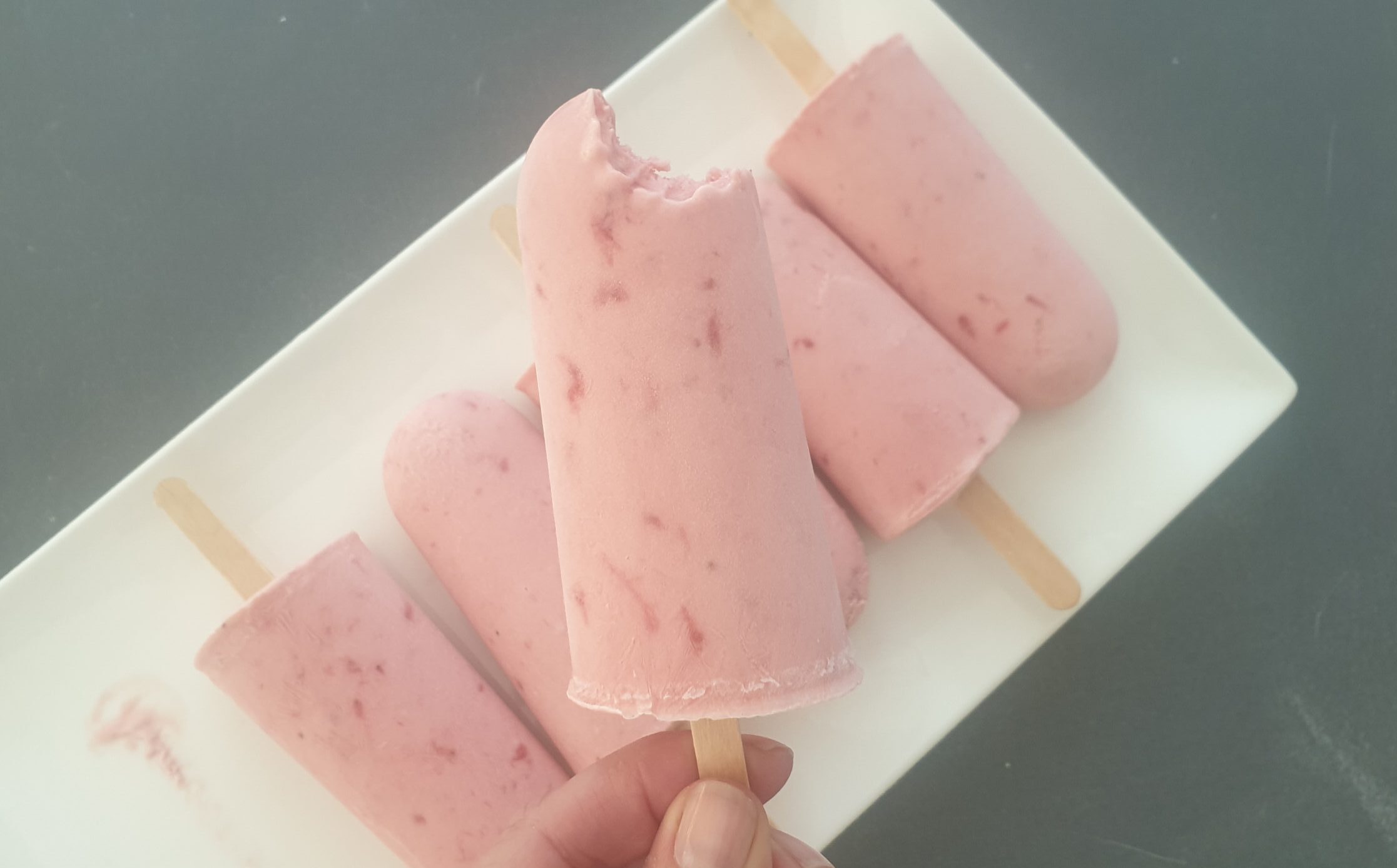 Keto Strawberry Ice Cream Bars