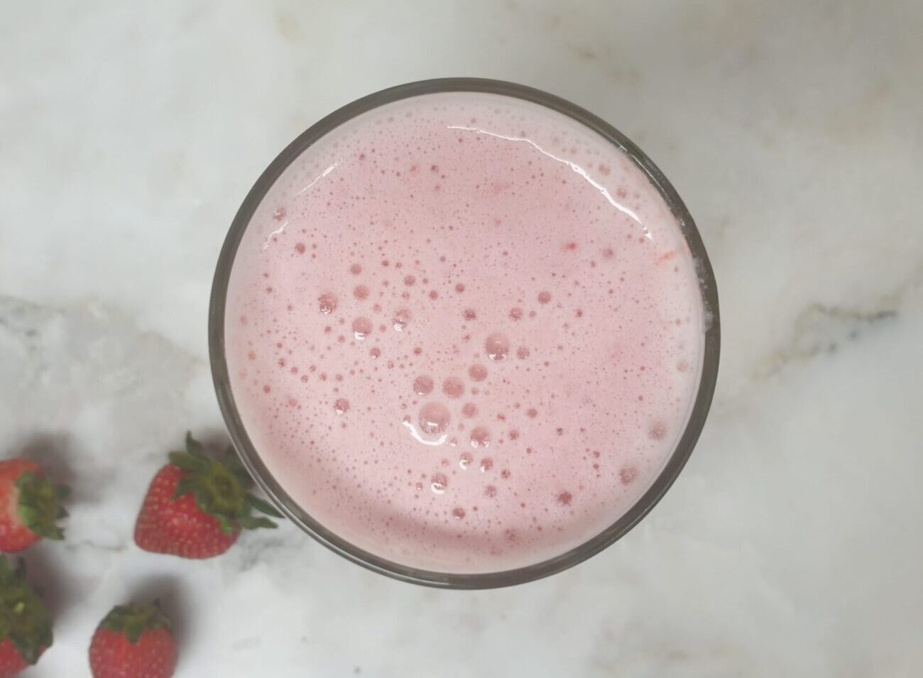 Low Carb Strawberry Smoothie
