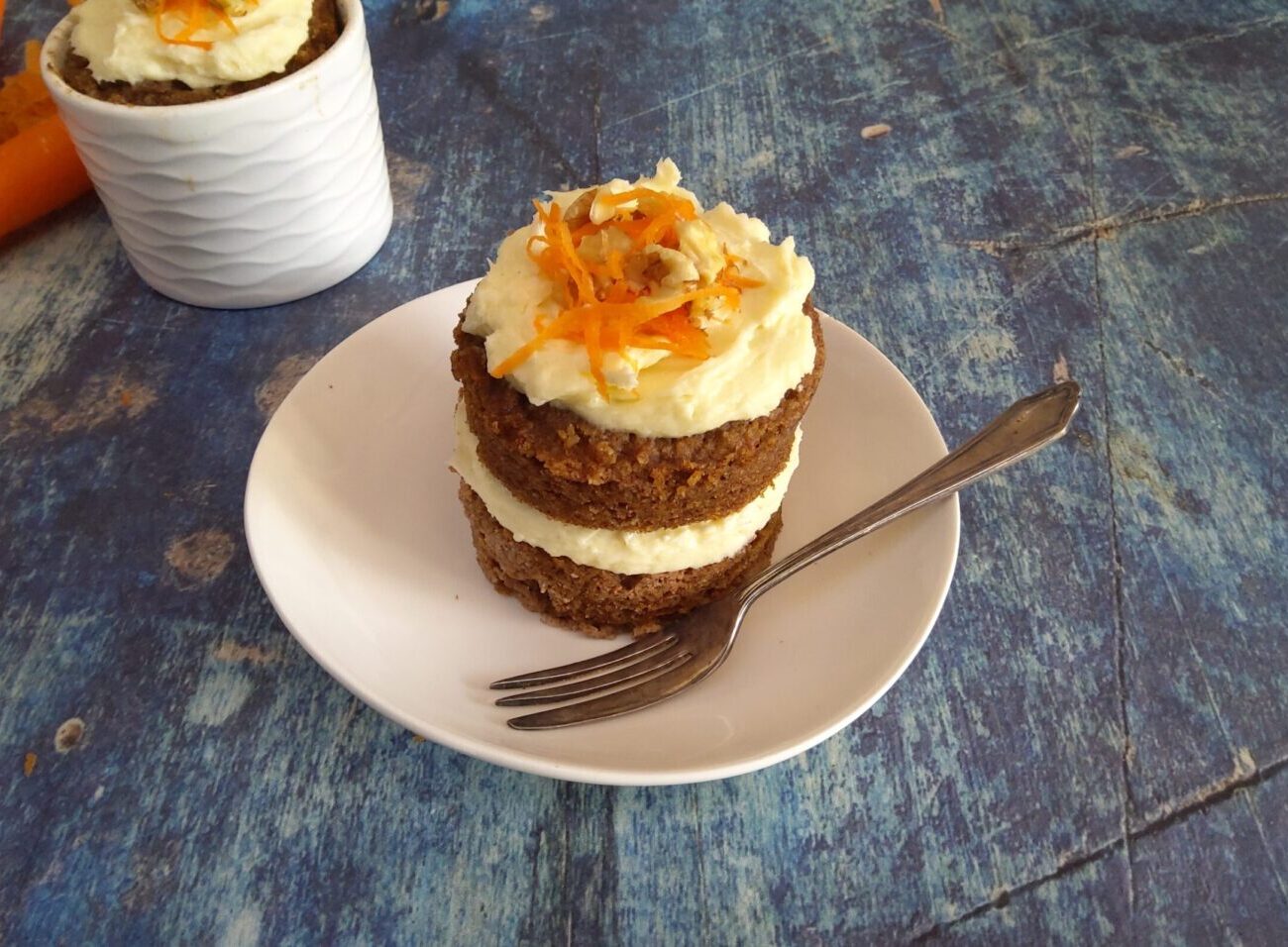 Sugar Free Carrot Mug Cake