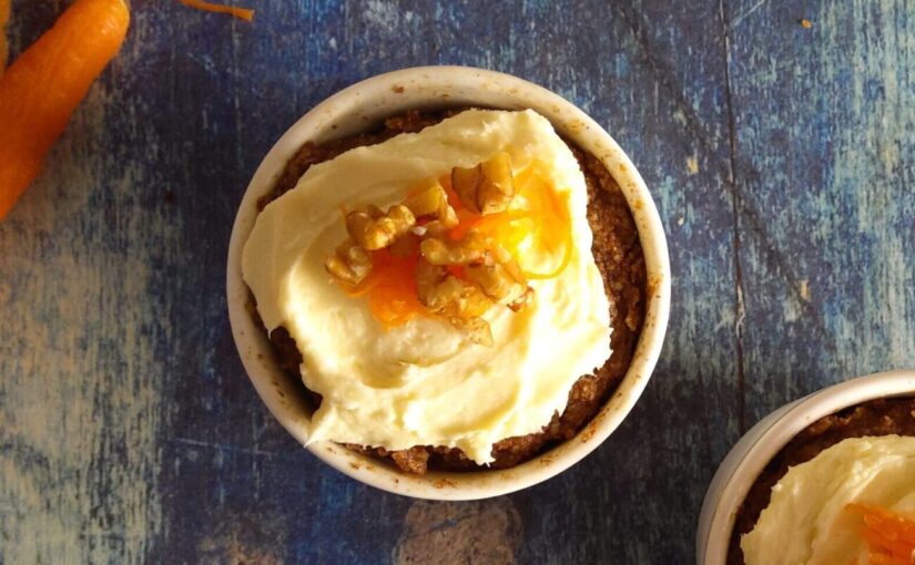 Sugar Free Carrot Mug Cake