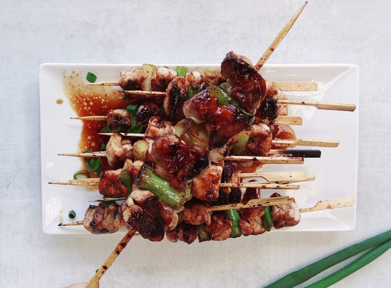 Keto Yakitori Chicken Skewers