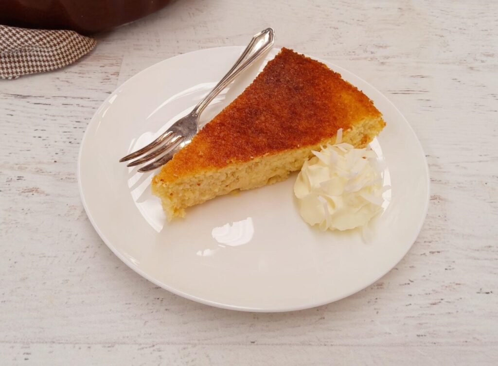 Keto Coconut Custard Impossible Pie