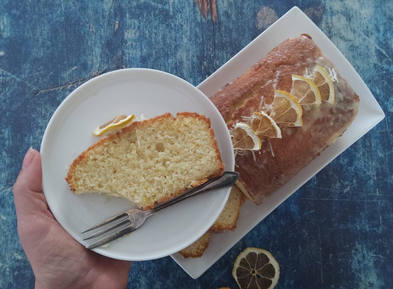 Keto Lemon Coconut Cake